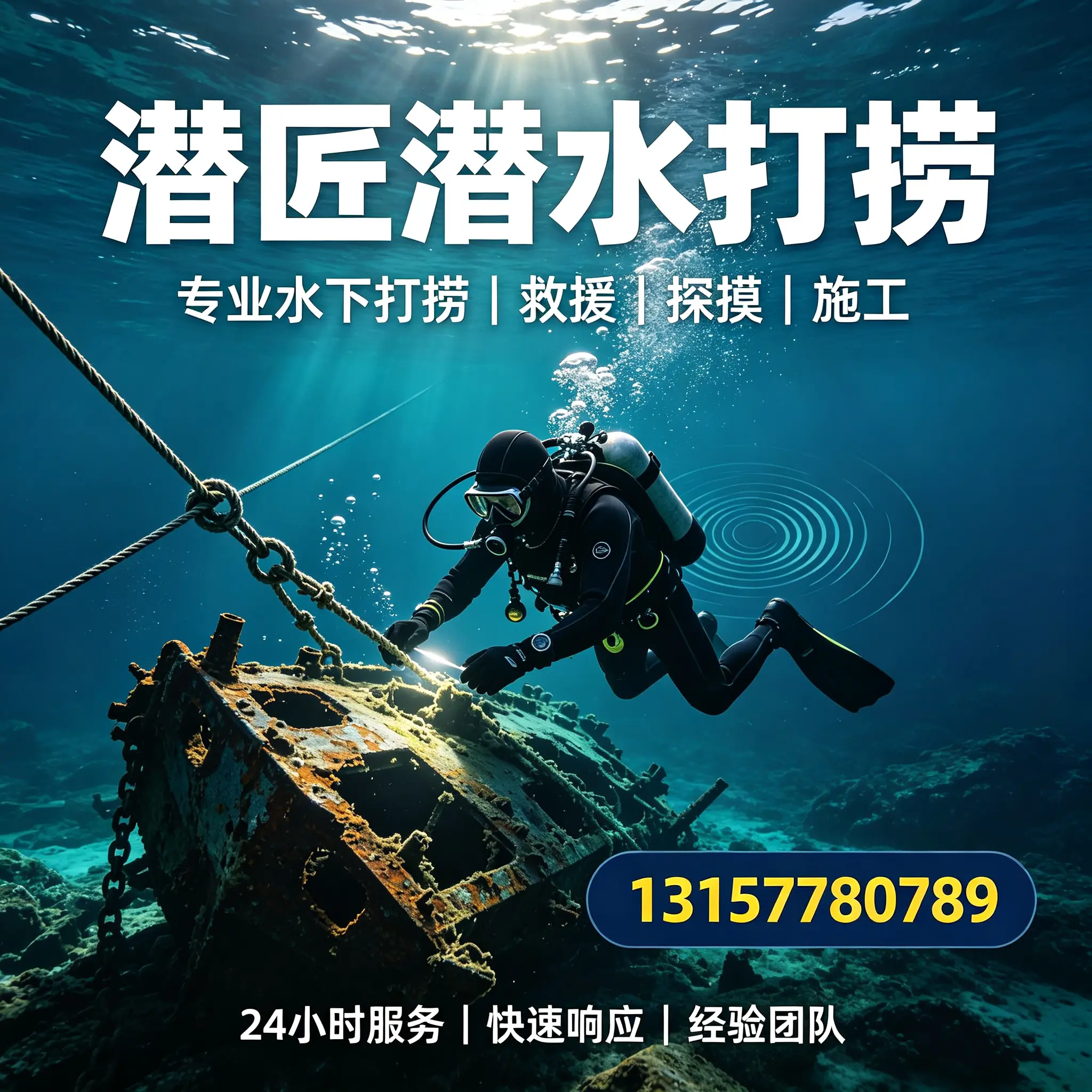 西宁水下打捞作业服务产品
